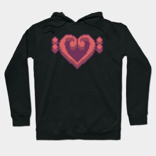 Bass Clef Heart Hoodie